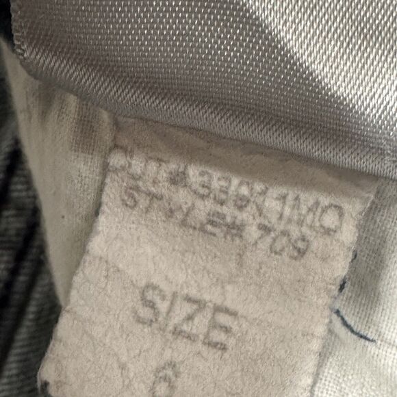 NYDJ Women's 6 (27x20) Cropped Capri Straight Leg Denim Jeans Navy Blue Stretch - Picture 12 of 12